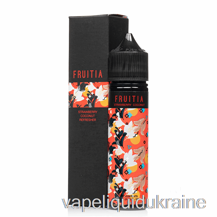 Vape Liquid Ukraine Strawberry Coconut Refresher - Fruitia - 60mL 0mg